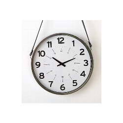 Horloge"Dexter" avec lien en cuir