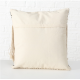 Coussins Tisso en coton beige et noir