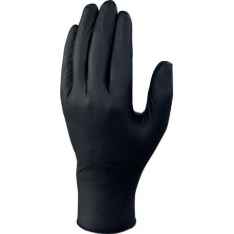 Boite 100 gants nitrile non poudré noir