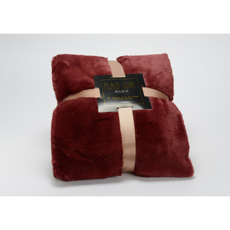 Plaid luxe bordeaux Plaid luxe bordeaux
