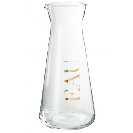 Carafe à eau en verre