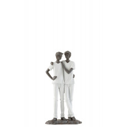 Statuette couple d' homme