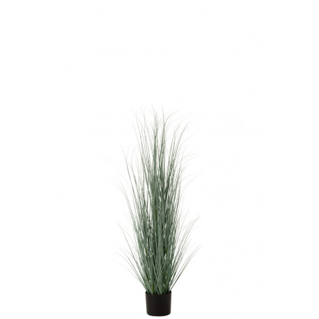 Herbe en pot artificielle bleu/vert