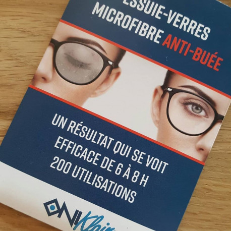 Lingettes anti buée Lingettes anti buée