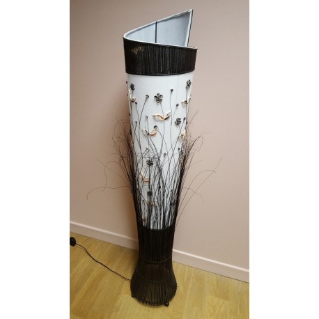 Lampe bois et papier Lampe bois et papier