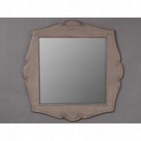 Miroir carré couleur taupe Influence Miroir carré couleur taupe Influence