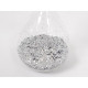 Sablier à paillettes argent