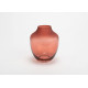 Vase Rose en verre