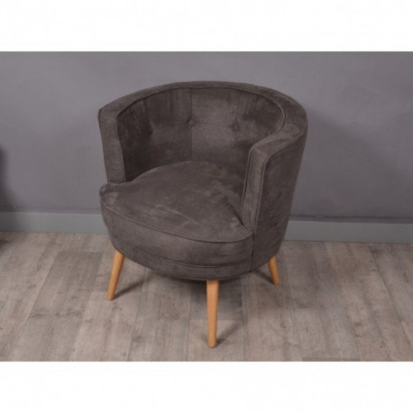 WILMA fauteuil gris foncé WILMA fauteuil gris foncé