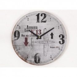 Horloge Tic Tac men "Atelier Loft " 34 cm