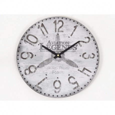 Horloge Tic Tac men "Aviation legends " 34 cm