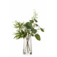 Vase avec composition artificiel de feuillage "Branche"