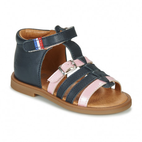 Nu pieds marine et rose guinguette  GBB