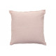 Coussin délavé Lin rose en cotton