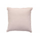 Coussin délavé Lin rose en cotton