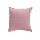 Coussin délavé Lin vieux rose en cotton