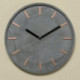 Horloge murale en beton gris Gela