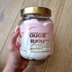 Bougie Bijou or Bubble gum 330g - HORIZON BIEN ETRE