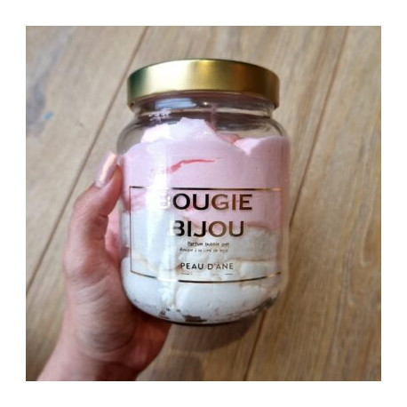 Bougie Bijou or Bubble gum 330g - HORIZON BIEN ETRE