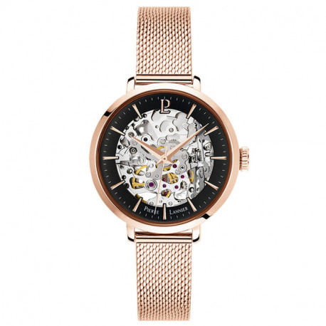 Montre Femme PIERRE LANNIER, Automatique Acier Milanais Rosé