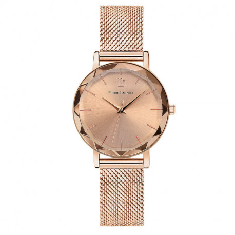 Montre Femme PIERRE LANNIER, Multiples Acier Milanais Rose