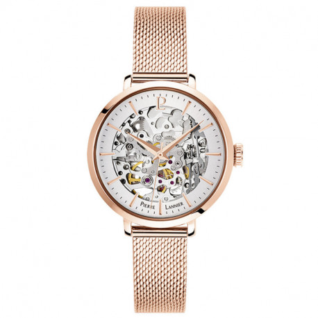 Montre Femme PIERRE LANNIER, Automatique Acier Milanais Rosé Montre Femme PIERRE LANNIER, Automatique Acier Milanais Rosé