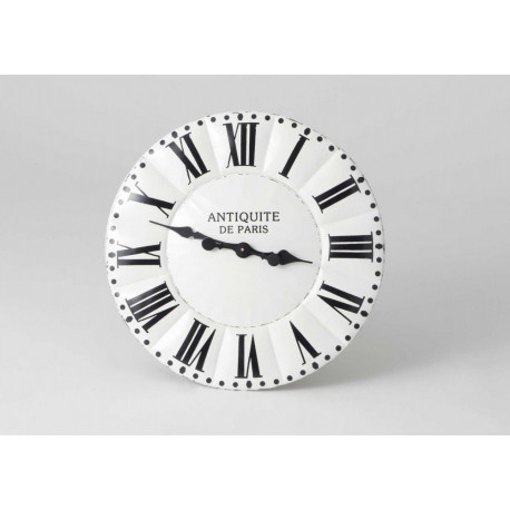 Horloge blanche métal Horloge blanche métal