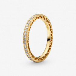 Pandora — Bague Scintillement Métal doré à l'Or 14 carats — T.50