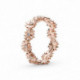 Bague Couronne de Marguerites Scintillantes Rose PANDORA