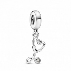 Charm Pendant Coeur Stethoscope PANDORA MOMENTS