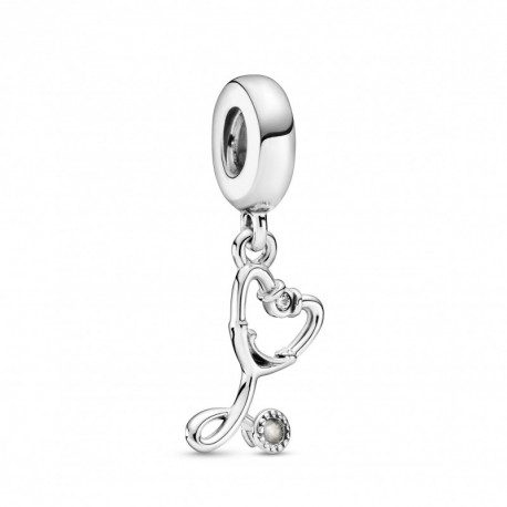 Charm Pendant Coeur Stethoscope PANDORA MOMENTS