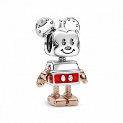 Pandora — Charm Disney Mickey Robot Argent et Pandora Rose