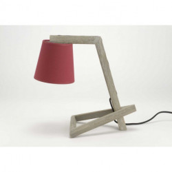 Lampe Suzanne style Suédoise bordeaux