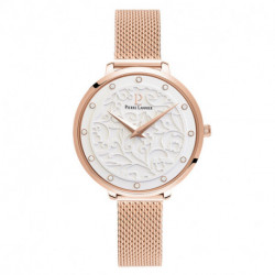 Montre Femme PIERRE LANNIER, Eolia Acier Milanais Rosé