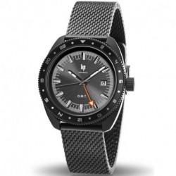 Montre Homme Marinier G.M.T. Noire LIP