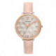 Montre Femme PIERRE LANNIER, Mirage Cuir Rose