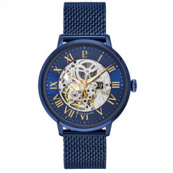 Montre Homme PIERRE LANNIER, Automatique Acier Milanais Bleu