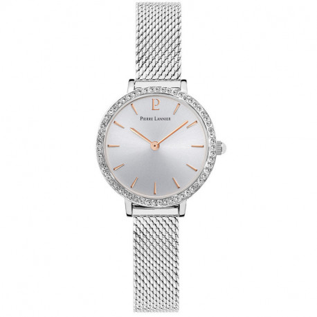 Montre Femme PIERRE LANNIER, Nova Acier Milanais Argenté Montre Femme PIERRE LANNIER, Nova Acier Milanais Argenté