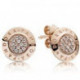 Pandora — Boucles d'Oreilles Puces Pandora Rose Oxydes de Zirconium