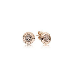 Pandora — Boucles d'Oreilles Puces Pandora Rose Oxydes de Zirconium