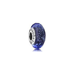 Charm Murano Facette Bleu PANDORA MOMENTS