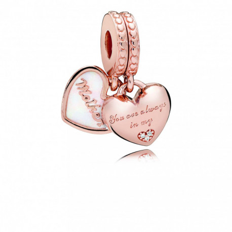 Charm Pendant Coeur Mere et Fille PANDORA MOMENTS