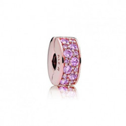 Charm Clip Brillante Rose PANDORA MOMENTS