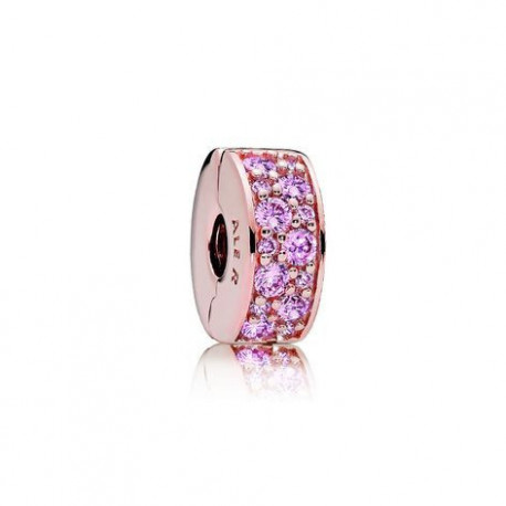 Charm Clip Brillante Rose PANDORA MOMENTS