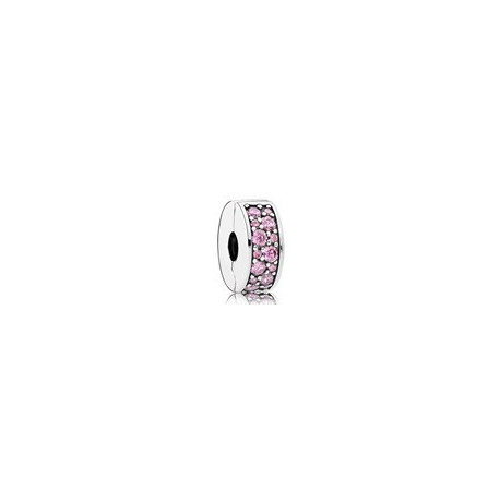 Charm Clip Elegance Brillante Rose PANDORA MOMENTS Charm Clip Elegance Brillante Rose PANDORA MOMENTS