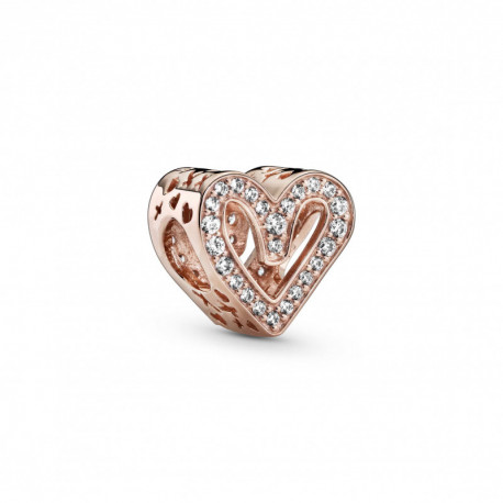 Charm Esquisse de Coeur Scintillant PANDORA MOMENTS