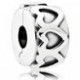Charm Clip Farandole de Coeurs PANDORA MOMENTS