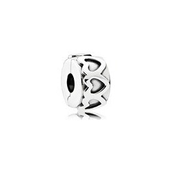 Charm Clip Farandole de Coeurs PANDORA MOMENTS