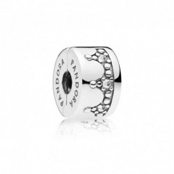 Pandora — Charm Clip Couronne Argent Oxydes de Zirconium