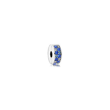 Charm Clip Elegance Brillante Bleu PANDORA MOMENTS Charm Clip Elegance Brillante Bleu PANDORA MOMENTS